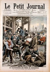 Szénbányászati ​​baleset, Courrieres Mines, Pas-de-Calais, Franciaország, 1906