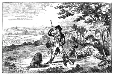 Újratöltő cockney sportemberek, 1800