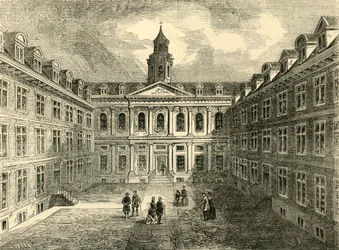 Orvosi Főiskola, Warwick Lane. A négyszög belseje, 1872. sz.