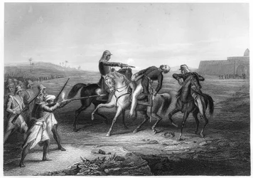 Platt ezredest megölték a lázadók Mhow-ban, 1860