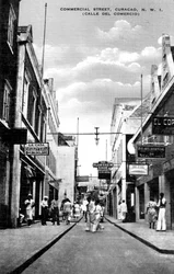 Kereskedelmi utca, Curacao, Holland Antillák, 1900-as évek
