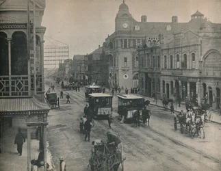 Commissioner Street, Johannesburg, c1900.