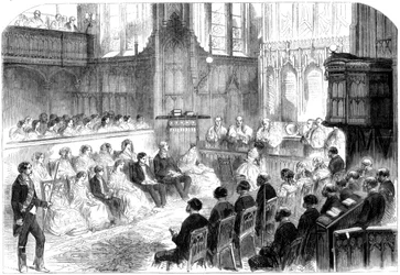 A királyi hercegnő megerősítése, a windsori kastély, 1856
