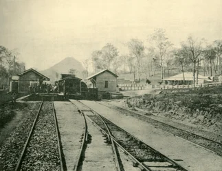 Cooran pályaudvar, Queensland, 1901.