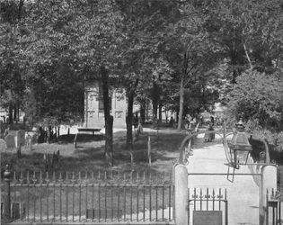 Copps Hill temető, Boston, USA, 1900.