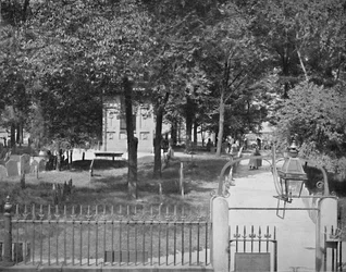 Copps Hill temető, Boston, 1897.