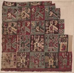 Saroktöredék, valószínűleg tunikából, i.sz. 700-1100.