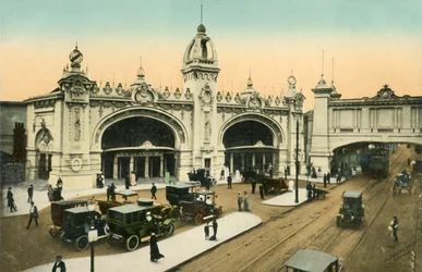 Koronázási kiállítás, Wood Lane-i bejárat, London, 1911.