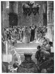 II. Miklós cár koronázása, 1896. május 26., 1900
