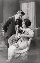 Szerelmes pár, 1900-1919