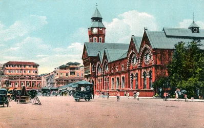 Crawford Market, Bombay, India, XX. század eleje