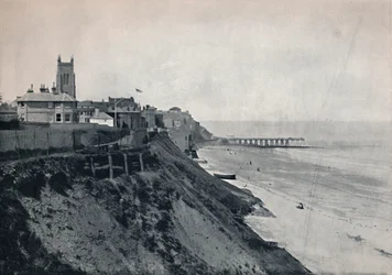 Cromer – A templom bemutatása a sziklákon, 1895