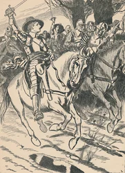 Cromwell Leads His Ironsides To Battle, 1907