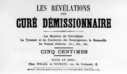 Cure Demissionnaire, a Párizsi Kommün francia politikai plakátjairól, 1871. május