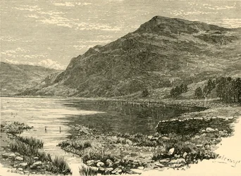 Cwm Buchan Lake és Craig-Y-Saith, 1898.