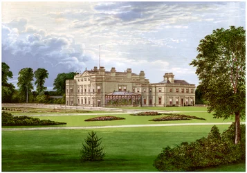 Dalton Hall, Beverley közelében, Yorkshire államban, Lord Hotham otthona, 1880