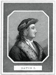 I. Dávid, Skócia királya