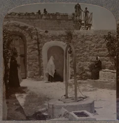 Dávid-kút Betlehem külvárosában, 1900