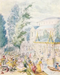Napi maszkabál a Ranelagh Gardensben, 1842, 1903.