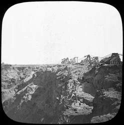 De Beers gyémántbánya, Dél-Afrika, 1890