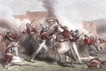 Adrian Hope dandártábornok halála, indiai lázadás, 1858. április 15