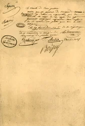 A közegészségügyi bizottság 1795. szeptember 5-i rendelete.