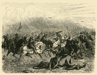 Abdalrahman veresége Poitiers-ben, i.sz. 732, 1890.
