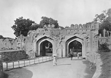 Delhi. A kasmír kapu, 1910.