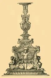 Tervezés kandeláberhez, 16. század, 1881.