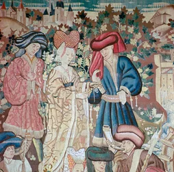 Részlet a devonshire-i vadászati kárpitokból, 15. század