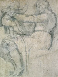 Részlet a Sixtusi mennyezetből, 1508-1512
