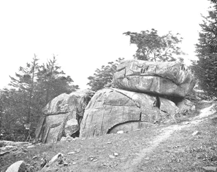 Devils Den, Gettysburg, Pennsylvania, USA, 1900.