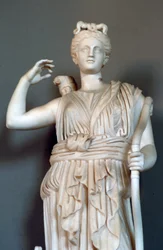 Diana, részlet, a vadászat istennője, Vatikáni Múzeum