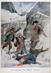 Dráma a Mont Blanc-on, Alpok, 1902