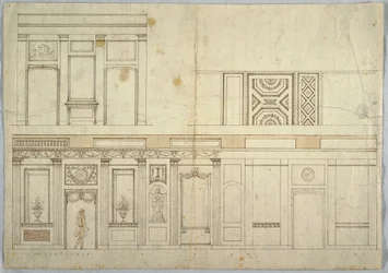 Rajz, belsőépítészet, 1800–1820