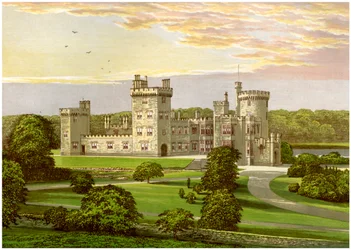 Dromoland, Clare megye, Írország, Lord Inchiquin otthona, 1880