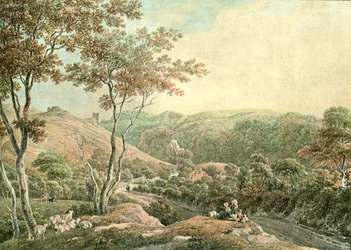 Drysllwyn kastély, Carmarthenshire, 1900.