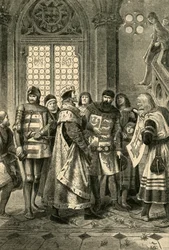 IV. Rudolf herceg, mint az István-székesegyház alapítója, 1360, 1890.