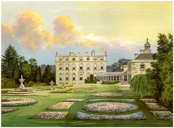 Dytchley House, Oxfordshire, Dillon vikomt otthona, 1880