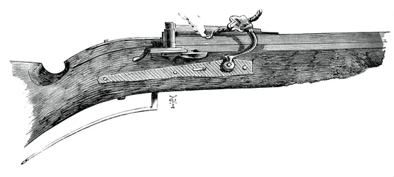 Early match Caliver, 1590, Penshurst, c1880