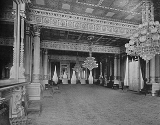 A Fehér Ház keleti szobája, Washington, D.C., 1897.