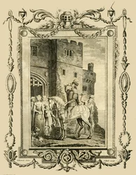 Mártír Edwardot mostohaanyja, Elfrida parancsára leszúrták a Corfe-kastélyban, 978, 1783.