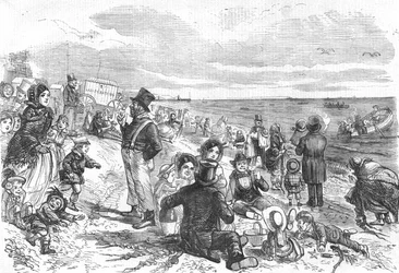 Nyolc óra a tenger partján, 1856
