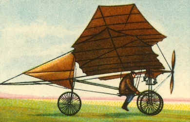 Ellehammer félig kétfedelű repülőgép, 1906, 1932.