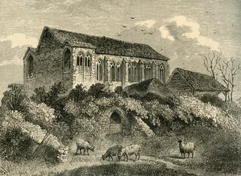 Eltham-palota 1790-ben, 1878-ban.