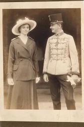 I. Károly osztrák császár 1887-1922, Zita császárnővel.