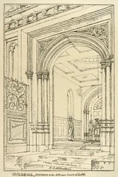 Belépés a különböző bíróságok elé, Guildhall, London, 1815. június, 1886