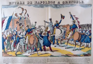 Napóleon belépője Grenoble-ba, 1815. március, 19. század