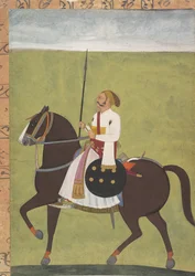 Nemes lovas portréja, kb. 1710-20.