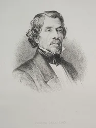 Eugene Delacroix, 1800-as évek.